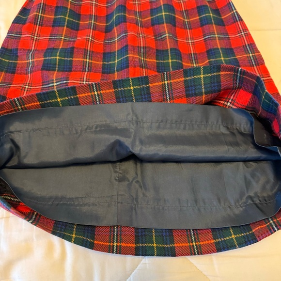 Pendleton skirt size XS authentic Boyd tartan wool skirt. Ralph Lauren Christmas - Picture 5 of 11